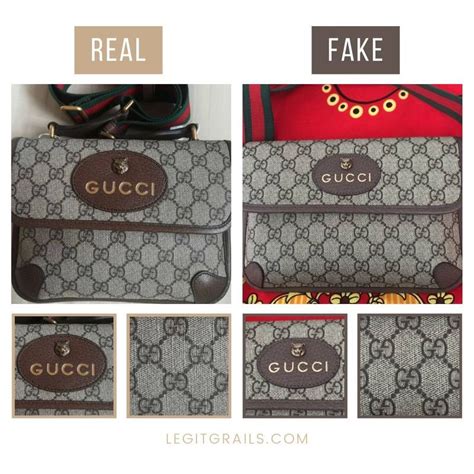 authentic vs fake gucci bags|knock off gucci luggage set.